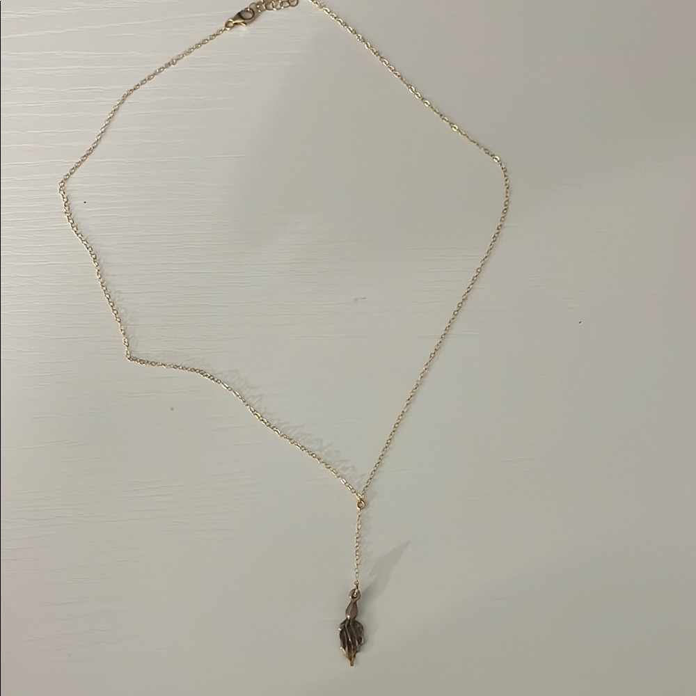 Elegant Gold Kelp Necklace